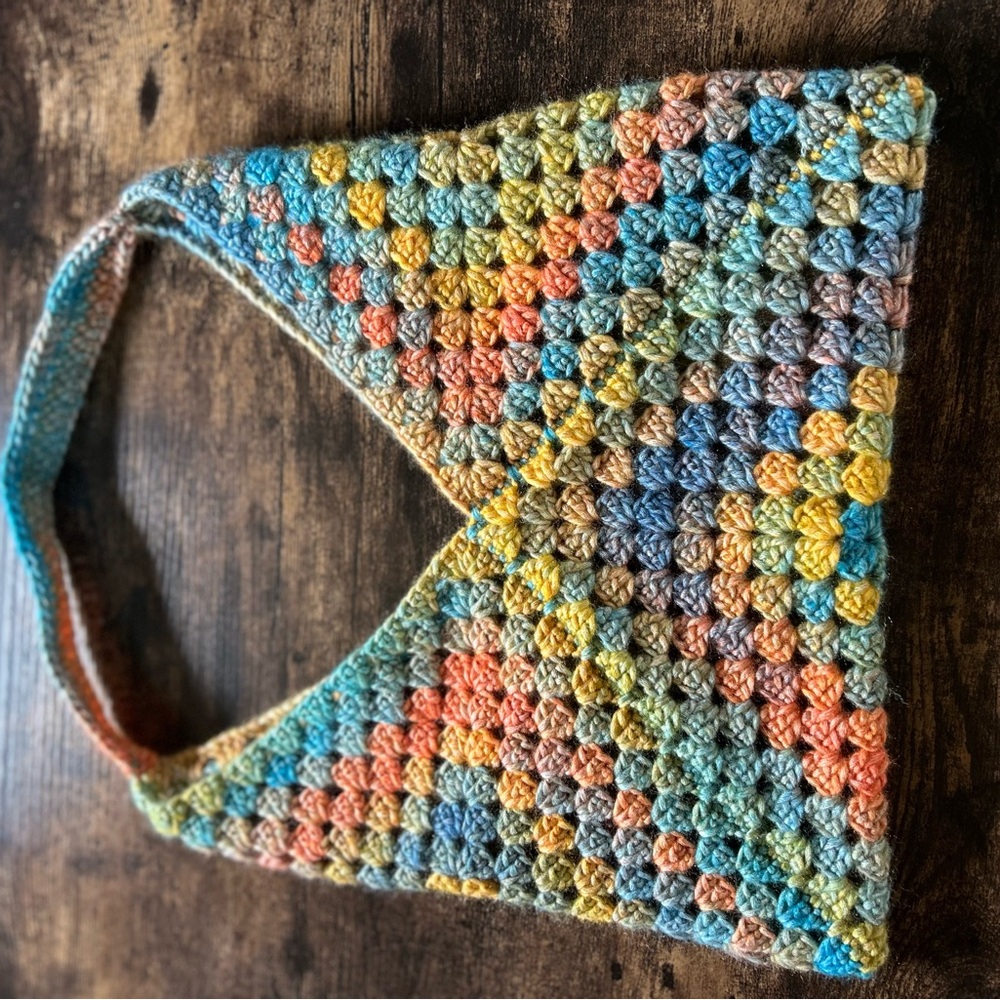 Handmade crochet tote bag